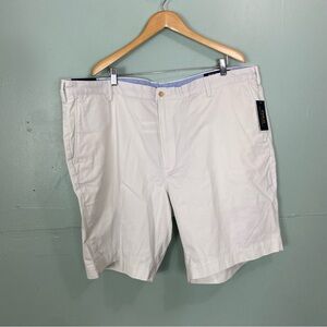 Polo Ralph Lauren Stretch Cotton Twill Chino Shorts Ivory‎ Bone Size 46